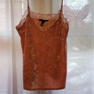 Forever 21 Velvet pajama top